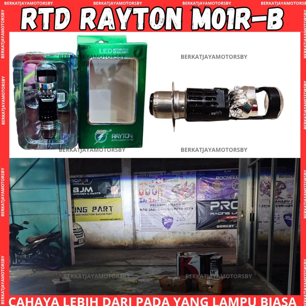 CAHAYA Rayton Rtd H6 ไฟหน้ารถจักรยานยนต์ Led M01Ra และ M01Rb และ M01Rs ไฟท้องไฟรถจักรยานยนต์สากล M01