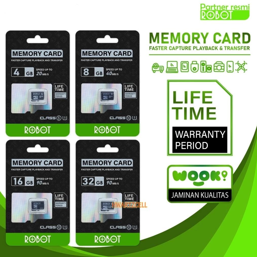 Bf888S [Hwartz] Mmc Robot Micro Sd 4Gb 8Gb 16Gb 32Gb Original Official Warranty Re27