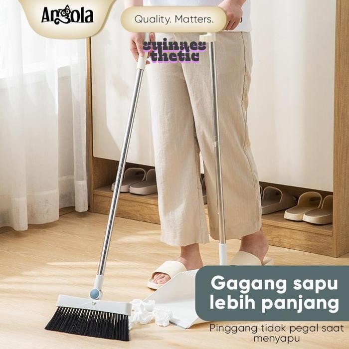 Dw-45 TR24 ANGOLA ชุดไม้กวาดและที่โกยผงแบบพับได้ D17 ชุดไม้กวาดที่ตักขยะเครื่องมือทําความสะอาดพื้น