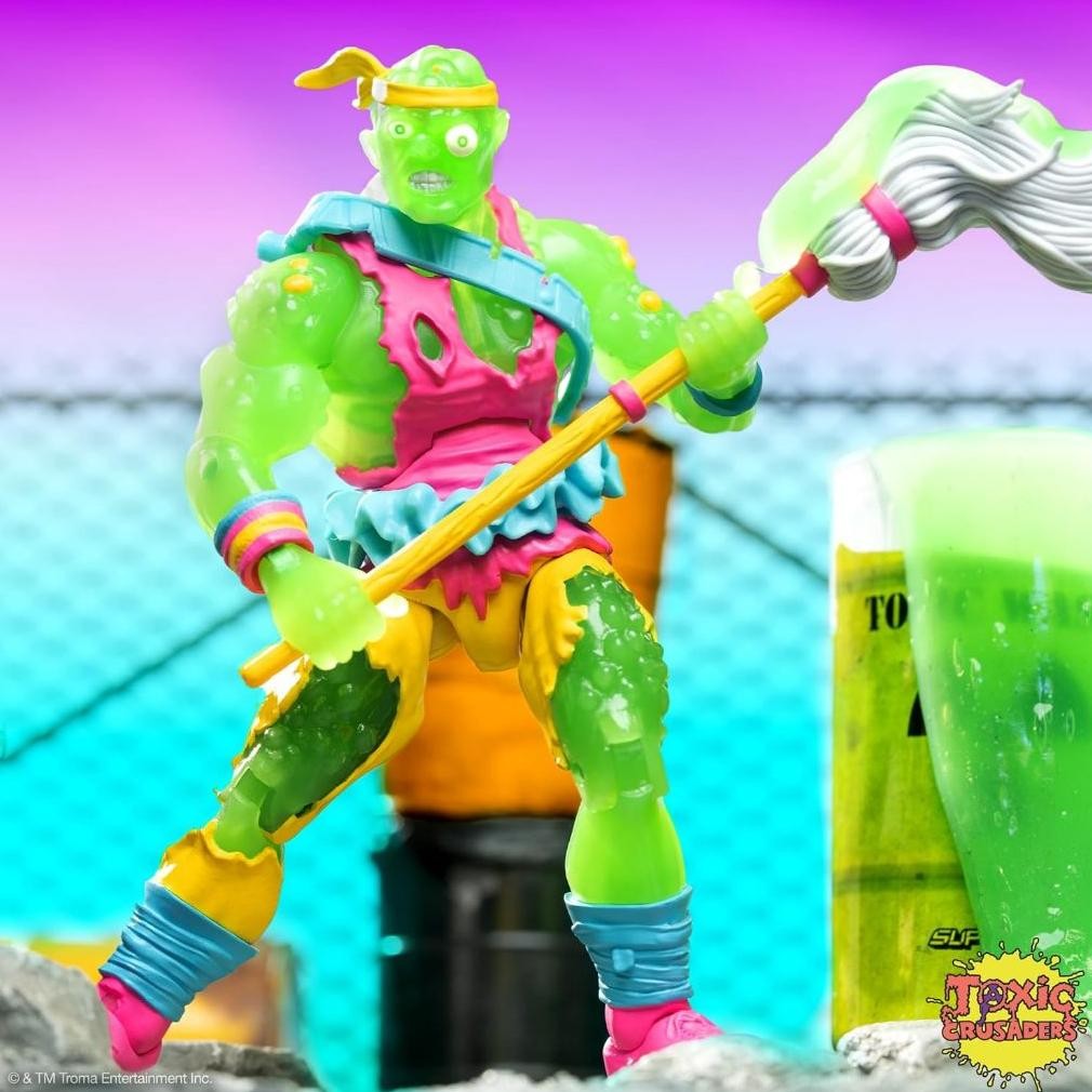 สุดยอด7 สุดยอด! TOXIC CRUSADERS TOXIC (SLIME GLOW) 17.8 CM WHOLESALE TOXIC CRUSADERS ACTIONFIGUR,