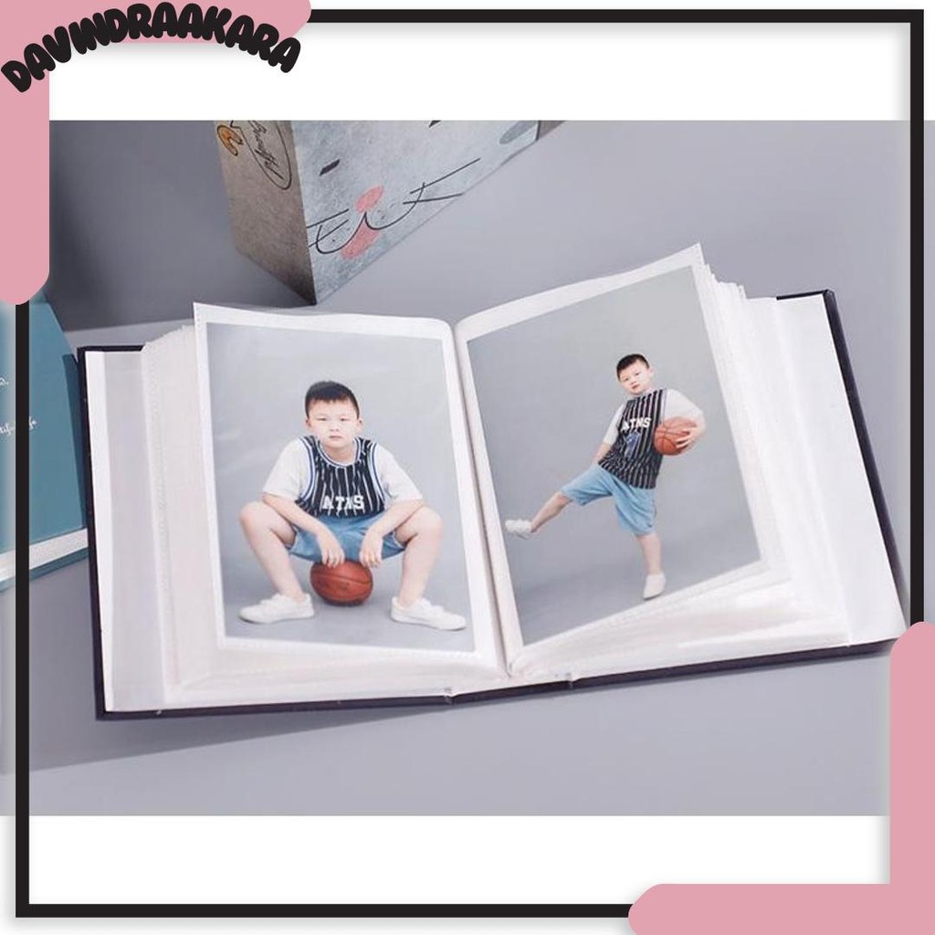 จัดส่งฟรี 4R CLASSIC Motif Photo Album (4x6 นิ้ว) 100 รูปในอัลบั้มรูป
