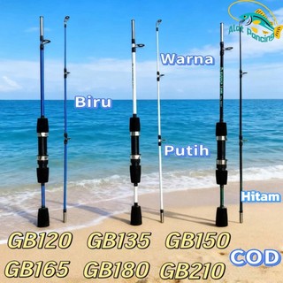 Joran Pancing Casting, Joran Serat Karbon Ultralight 1,2-2,1m, Gagang EVA 3/4 Bagian, Joran Pancing Bait Casting