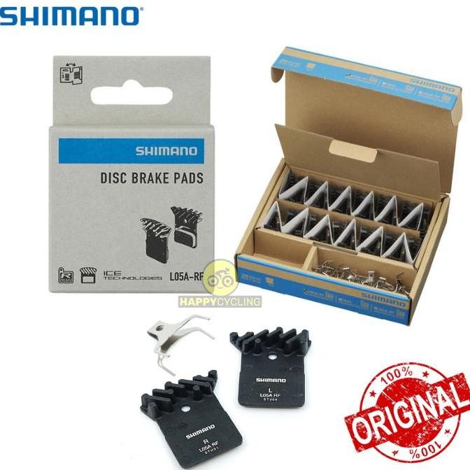 ผ้าเบรค SHIMANO L05A-RF DISC 105 ULTEGRA DURA ACE L03A HAPPY CYCLING ต้นฉบับและธุรกิจ