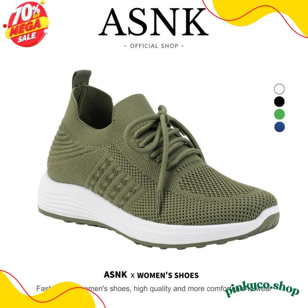 Nih Asnk รองเท้าผ้าใบผู้หญิงสไตล์ญี่ปุ่นรองเท้าลําลอง A-669 Bd