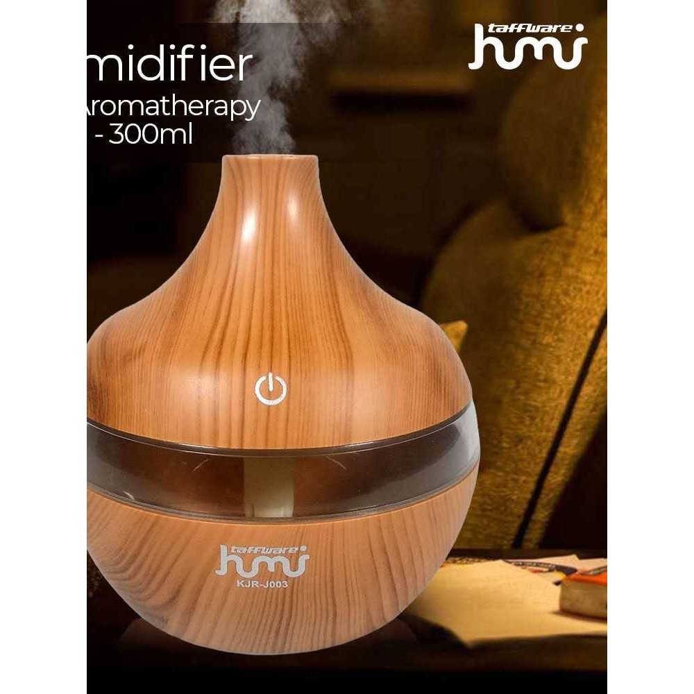 เครื่องเพิ่มความชื้นในอากาศ Mini Ultrasonic Aroma Diffuser RGB 300ml - KJR-J003