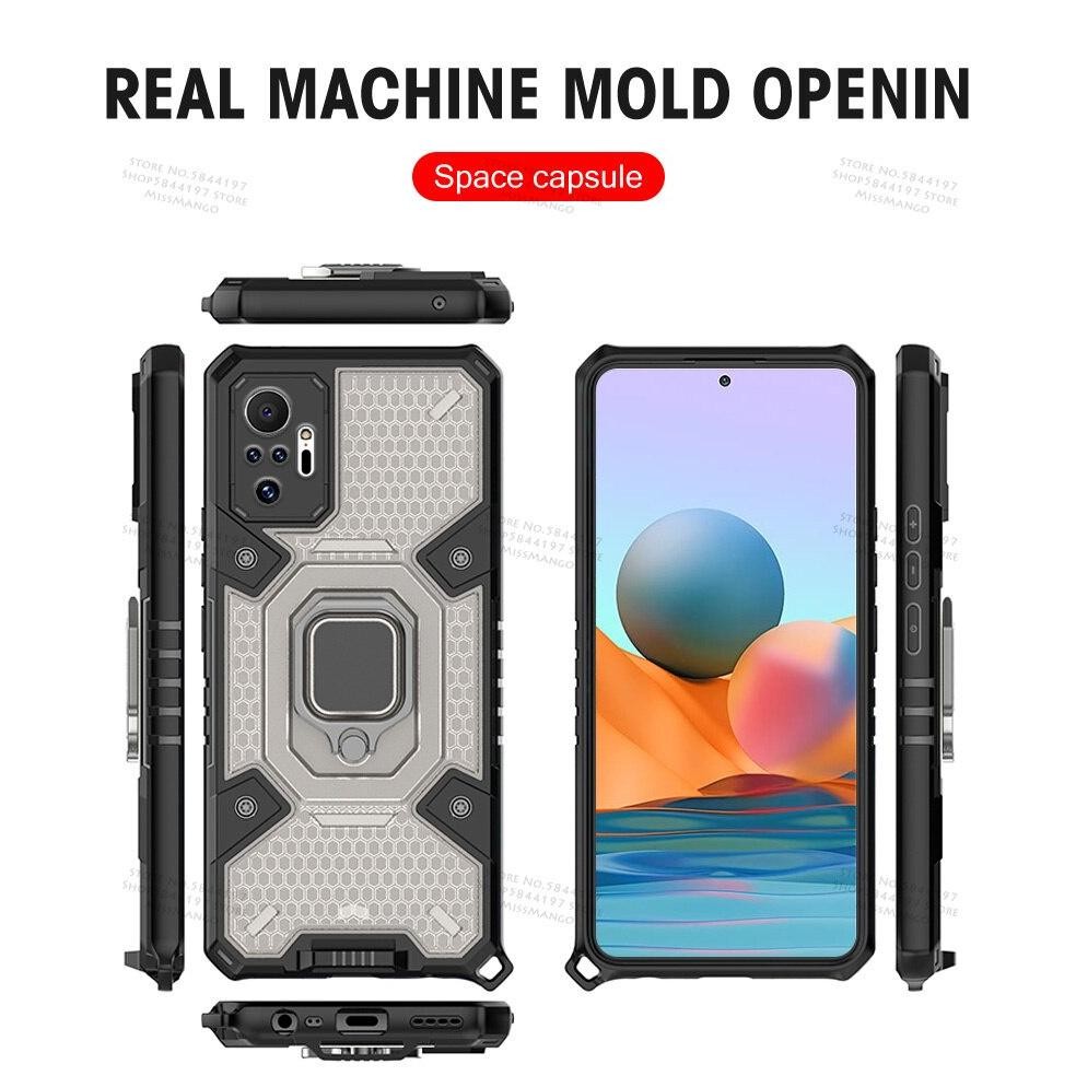 Fue-K5X20 เคส Vivo V21 4G V21E Y73 Hardcase Hybrid Warrior Ring Armor Space Capsule Casing J-42