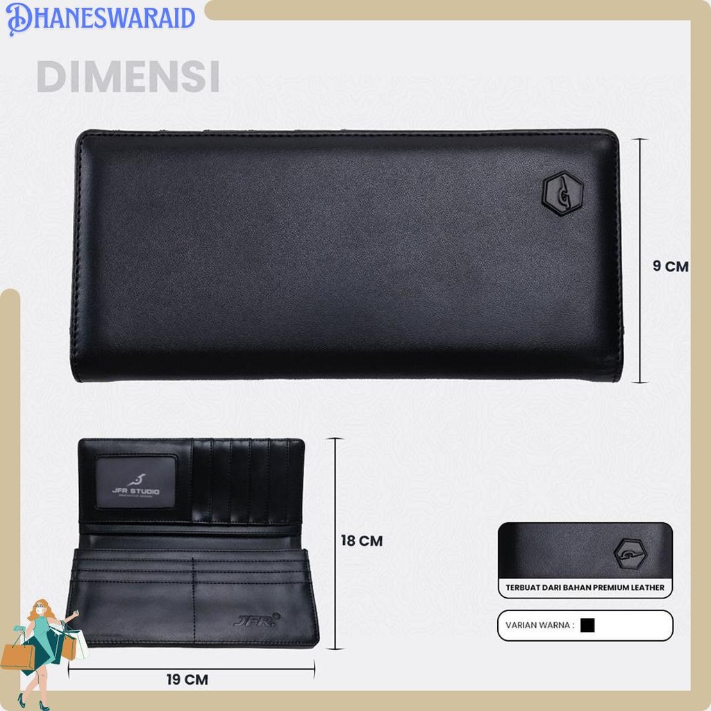 Warehouse Minimalist Mens Long Wallet Made of Premium PU Leather - Treasure Wallet JP49