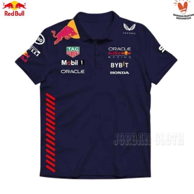 DB83 >> เสื้อโปโล Redbull Formula One F1 Racing Team Collar shirt