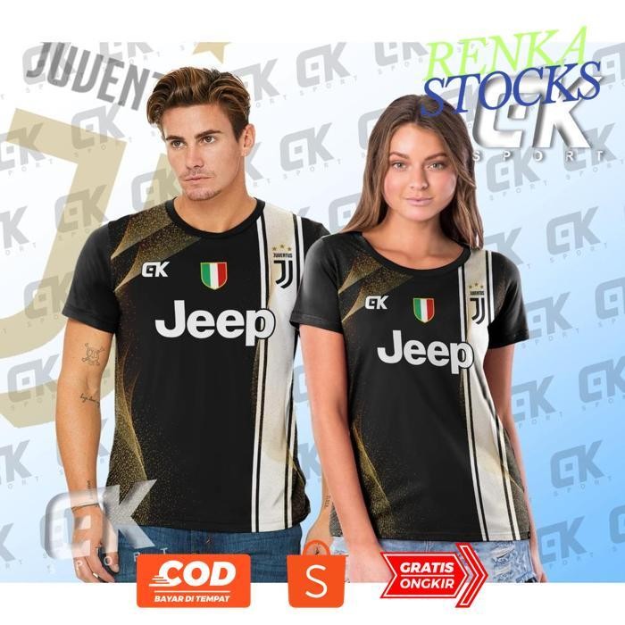 Hj-54 Juventus Italy Digital Printing V Neck Premium Football Shirt