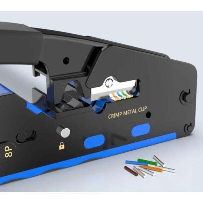 CRIMPING TOOL RJ45 CAT5/5E CAT6 CAT7 RJ11 LAN เครือข่ายมัลติฟังก์ชั่ CRIMPING TOOL/คุณภาพสูง Anti-Fa