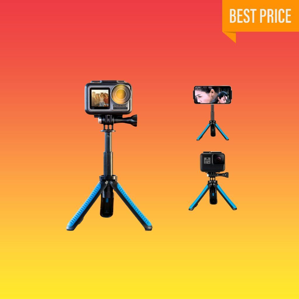 ขาตั้งกล้องขนาดเล็ก Selfie Stick กล้อง GoPro Tongsis กล้อง GoPro