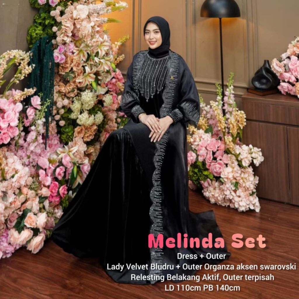 MELINDA SET DRESS+OUTHER ใหม่ล่าสุดพร้อม SHIP
