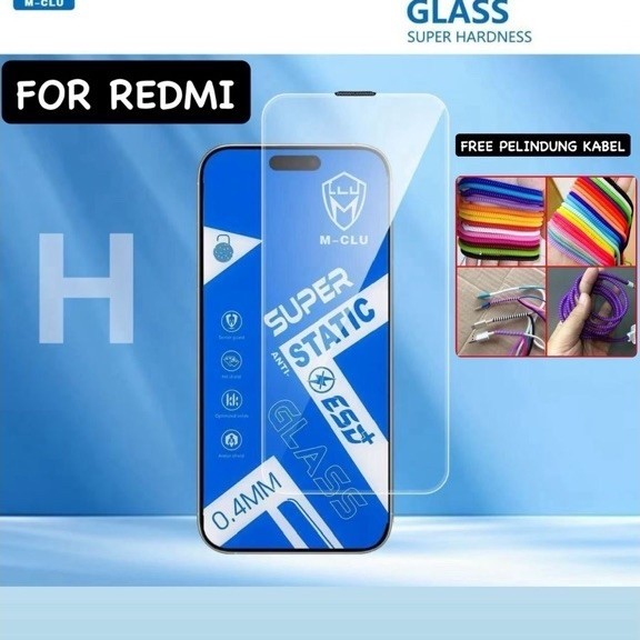 กระจกนิรภัย Bening Clear Esd Full โปร่งใส MCLU สําหรับ Redmi R.K40 R.K40 GAMING R.K40 PRO R.K40 PRO 