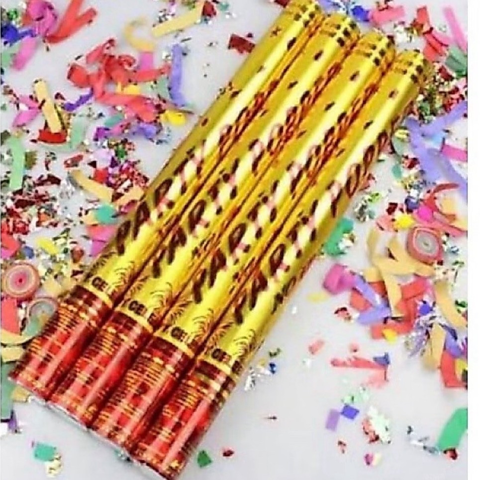 Party Poppers HBD Confetti 30-50 ซม. คุณภาพดี