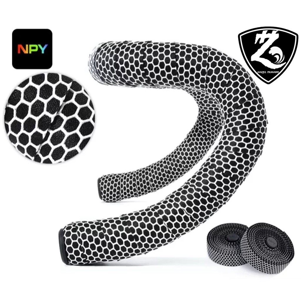 Bartape NPY HoneyComb รุ่น Anti-Slip Original สําหรับ Universal Fixie Roadbike - Hazel Tsunami