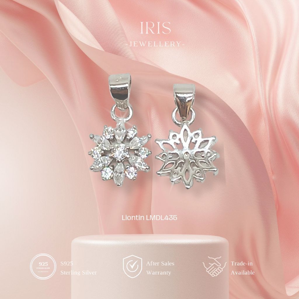 [Iris Jewellery] - จี้ LMDL435 - ชุบทองคําขาว 18K