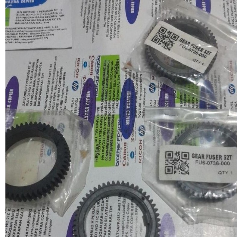 GEAR FUSER 52T CANON IR 5075/IR 6570 และ SIMILAR