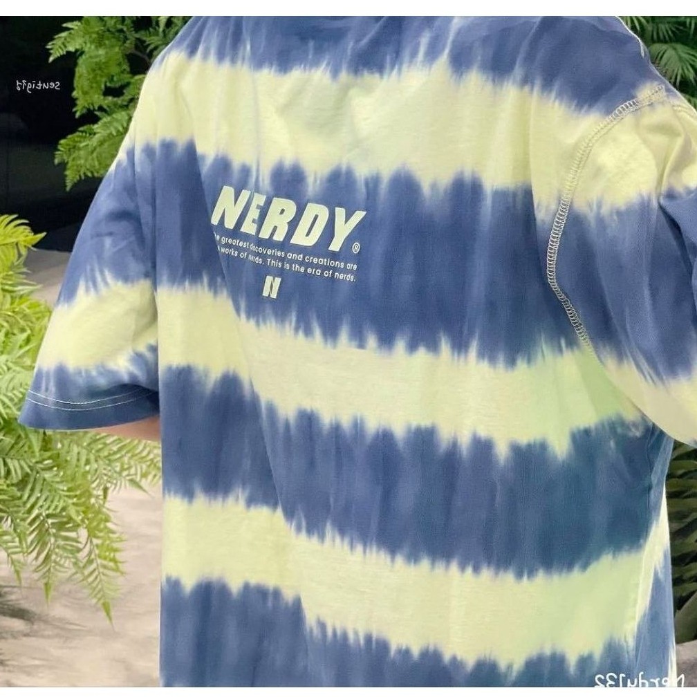 Original NERDY เสื้อยืดมัดย้อมลาย RARE ITEM