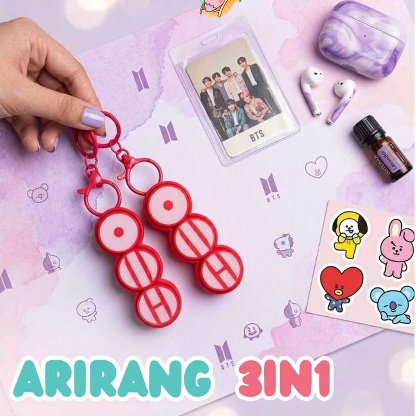 GANTUNGAN ARIRANG KEYCHAIN CLICKER / Arirang BTS KEYCHAIN