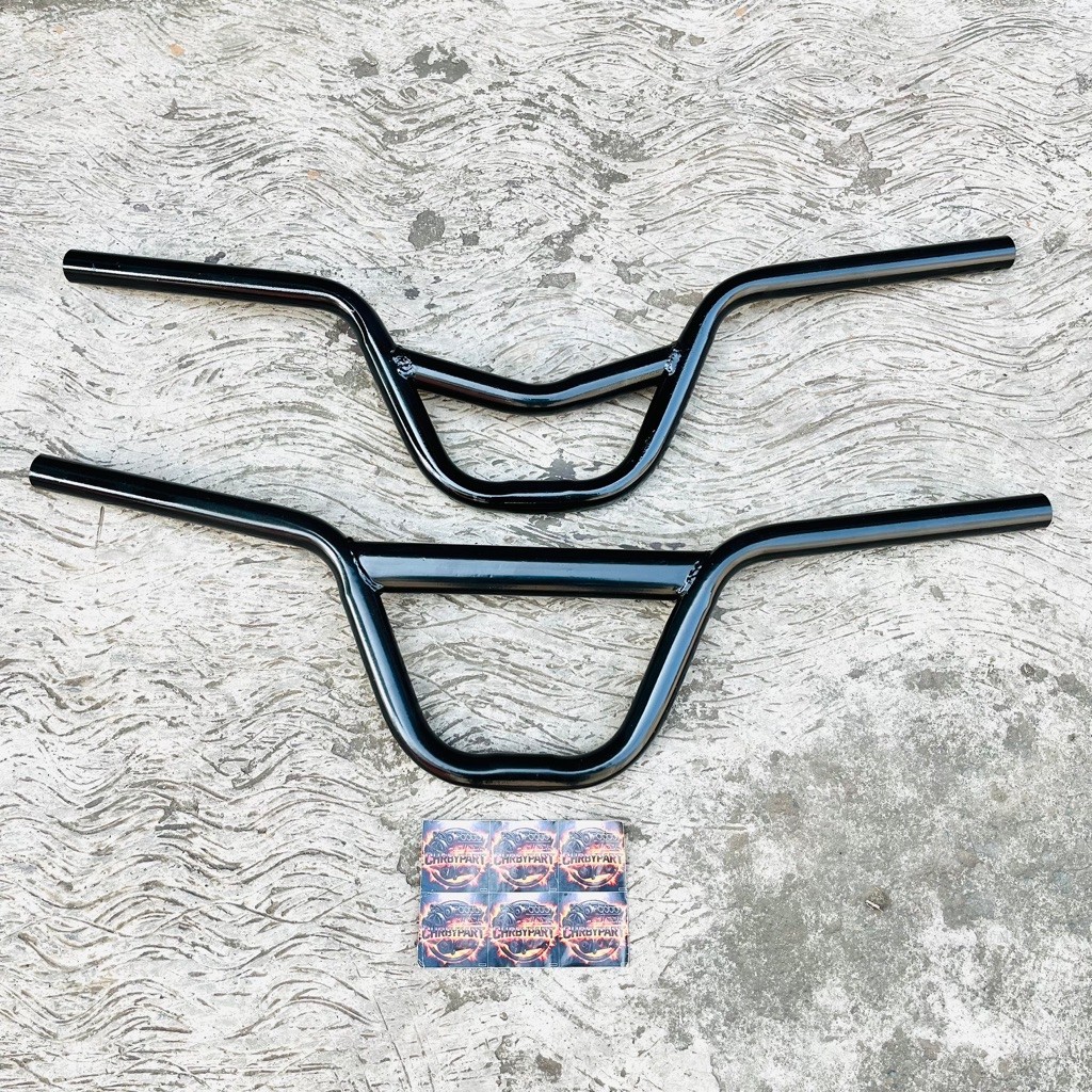 BMX BIKE STEERING BAR MODEL LONTONG M 3 SPOKES BMX STEERING WHEEL THICK MATERIAL
