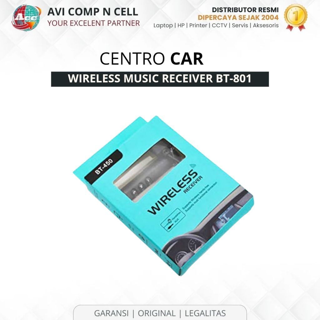 Centro Car Wireless Music Receiver BT-801 สําหรับรถยนต์