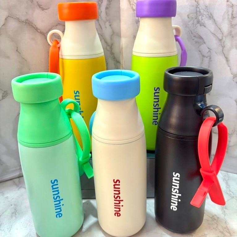 TERMOS SUNSHINE SN 2378 520ml กระติกน้ําร้อนสแตนเลสพร้อมสายรัด