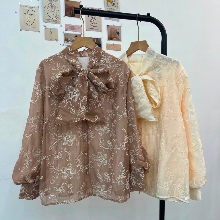 3545-02 เสื้อริบบิ้น อมร