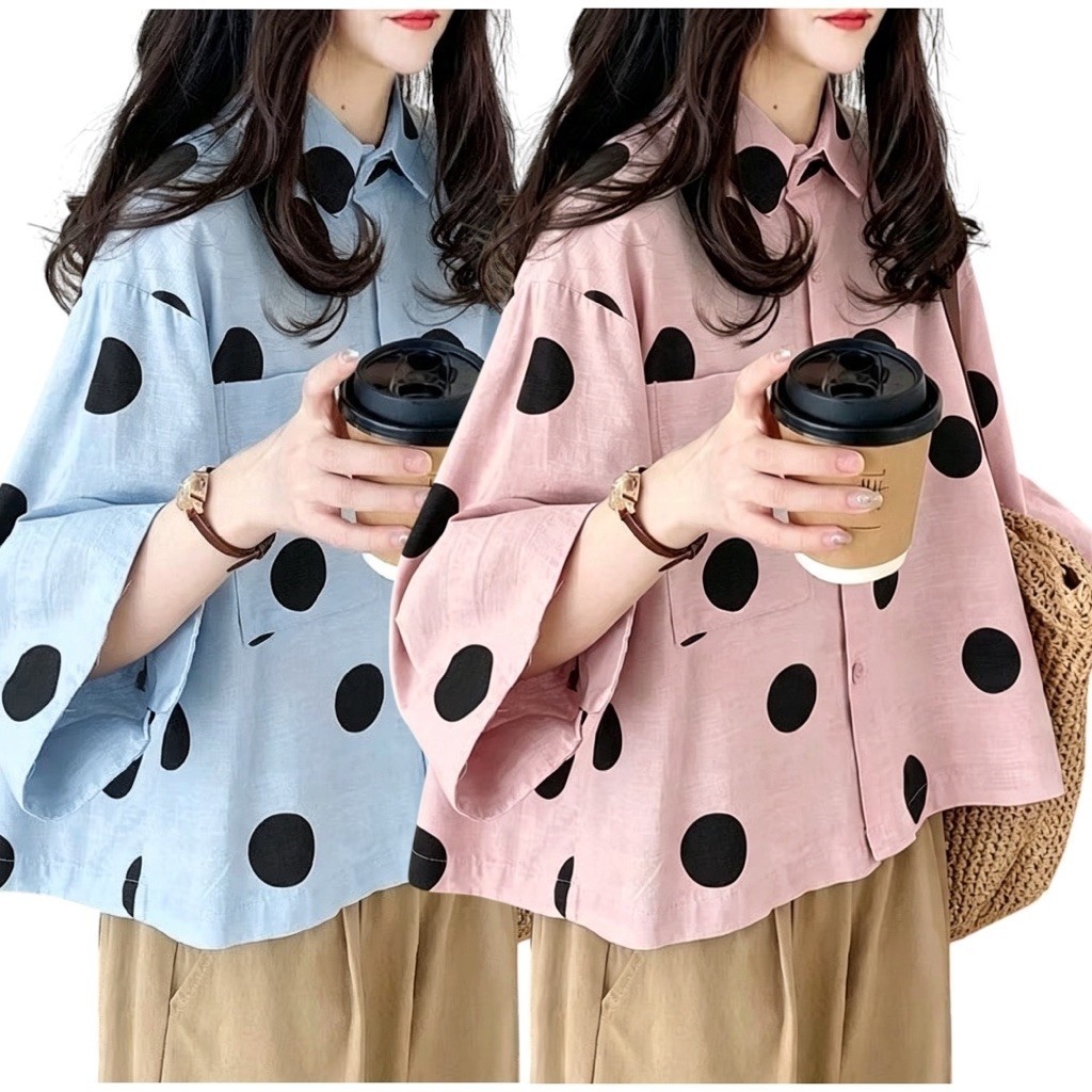 เสื้อยืด KEMEJA BANGKOK POLKADOT