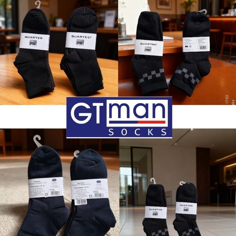 GT man Quarter 3/4 ถุงเท้าลําลอง