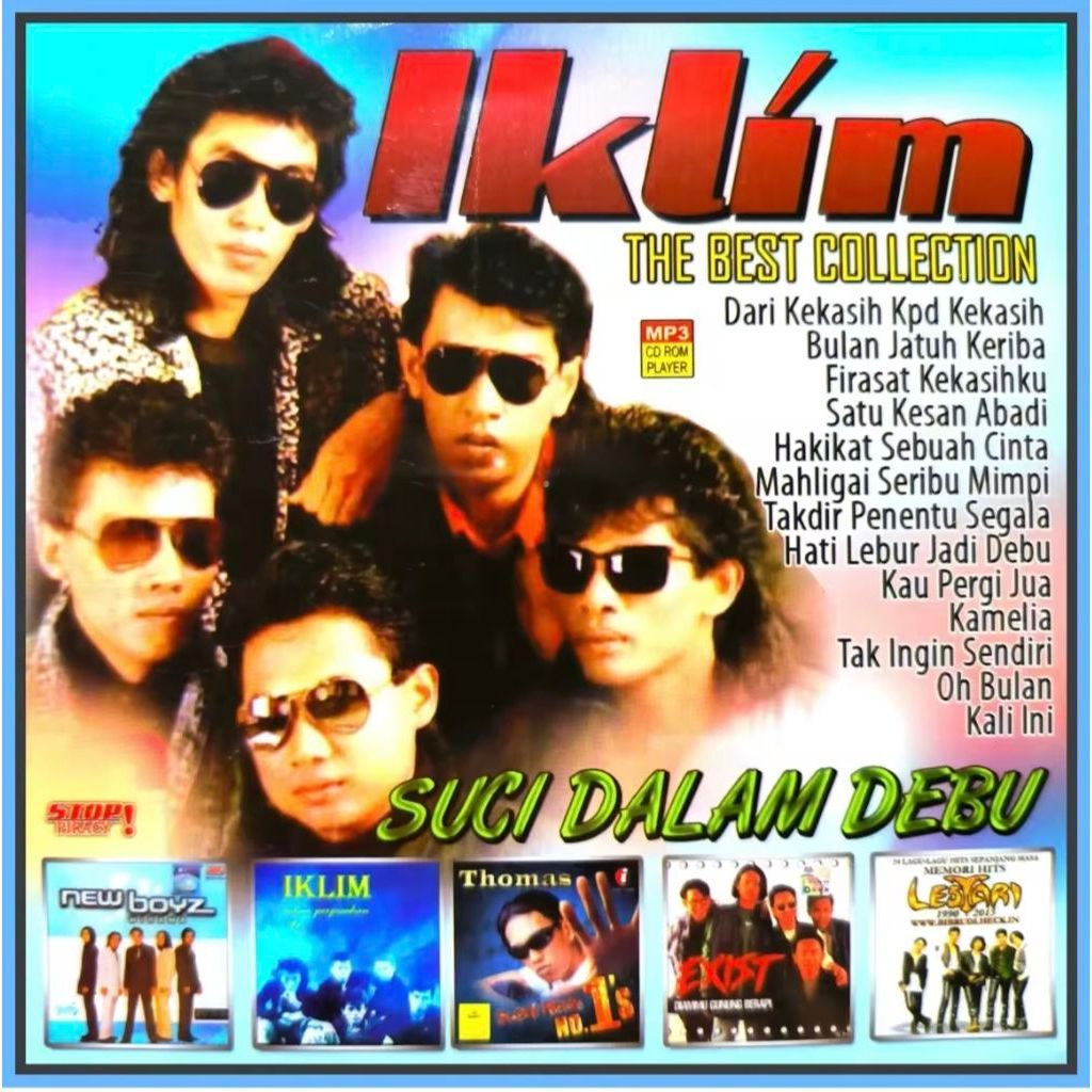 MP3 Audio Cassette Pop Songs Malaysia Iklim - New Boyz - Exist - Thomas Arya - วงมาเลเซียในตํานาน