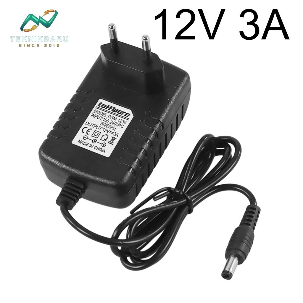 ADAPTER 12V 3A 3 CAMPER 36 WATT 36W AC TO กล้องวงจรปิด LED STRIP DVR PURE