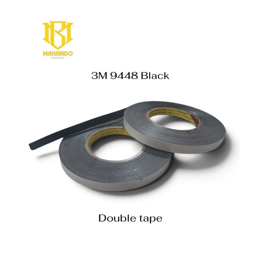 เทปคู่สีดํา 3M 9448 สีดํา กาวป้องกันความร้อน LCD 12mm x 50m