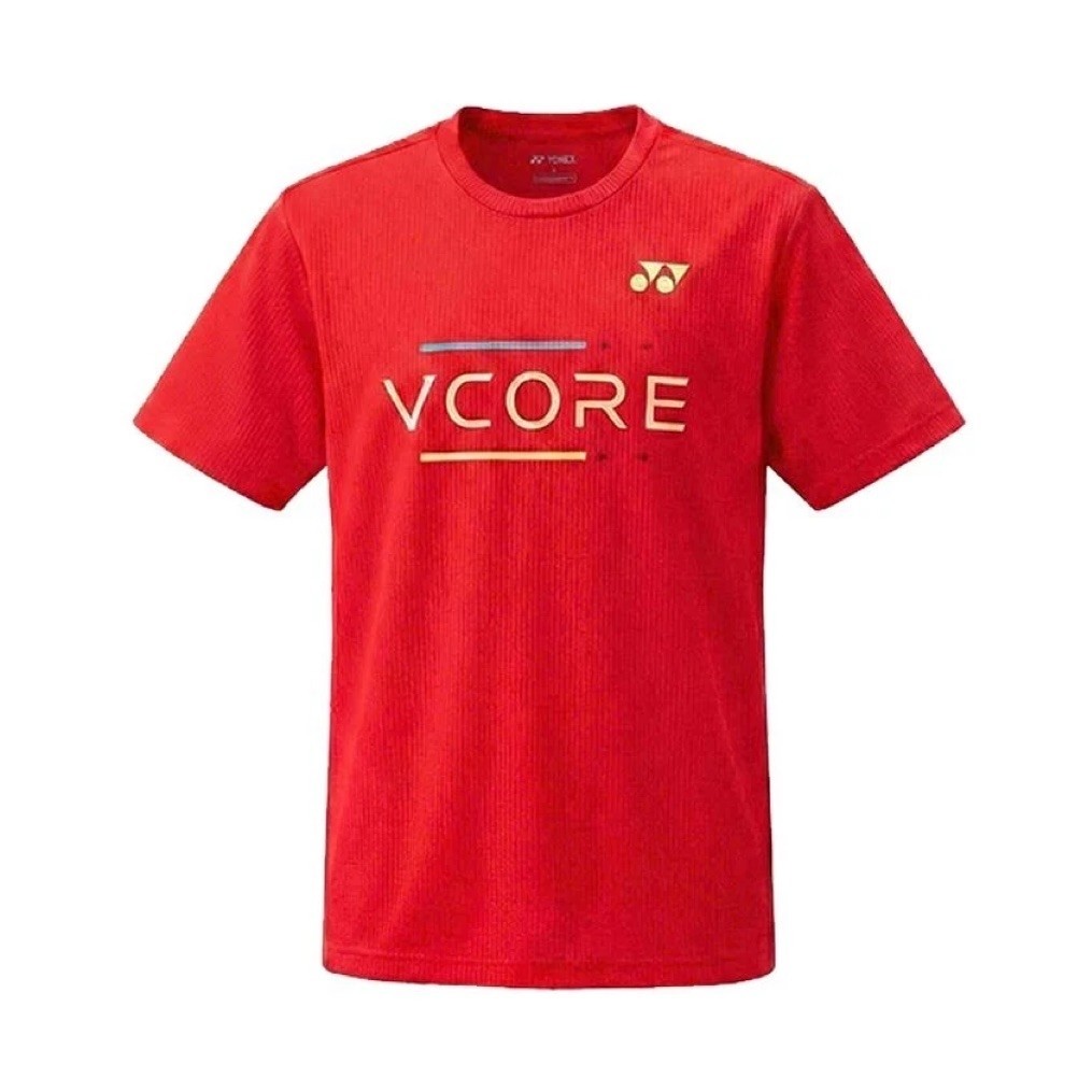Yonex Vcore Ruby Red RM-P062-3542/เสื้อยืด Yonex Vcore Ruby Red Unisex Original