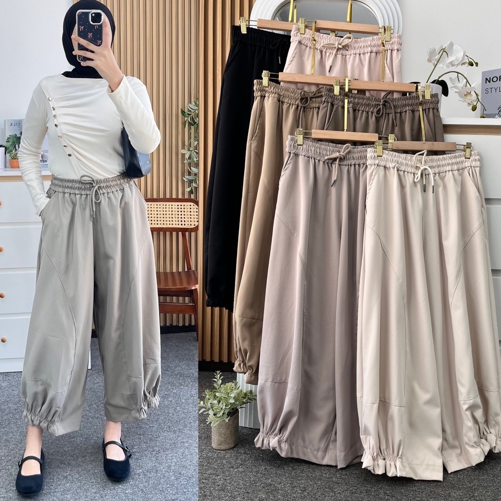 Little boutique VEYRA PANTS | กางเกงกระบอกผู้หญิง