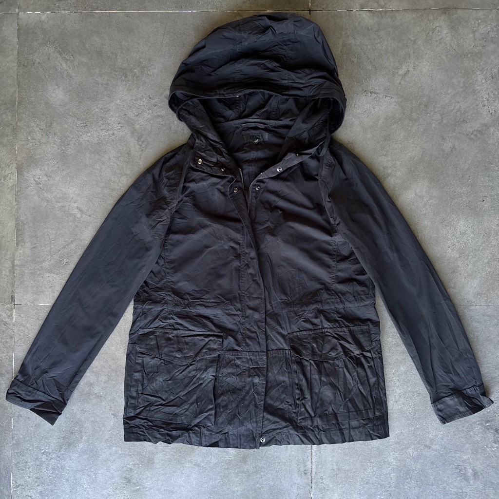 Uniqlo Black Parka Hoodie Jacket Unisex