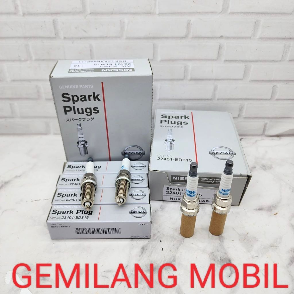 IRIDIUM SPARK PLUG NISSAN LIVINA JUKE EVALIA MARCH LATIO DATSUN GO X-TRAIL ต้นฉบับ