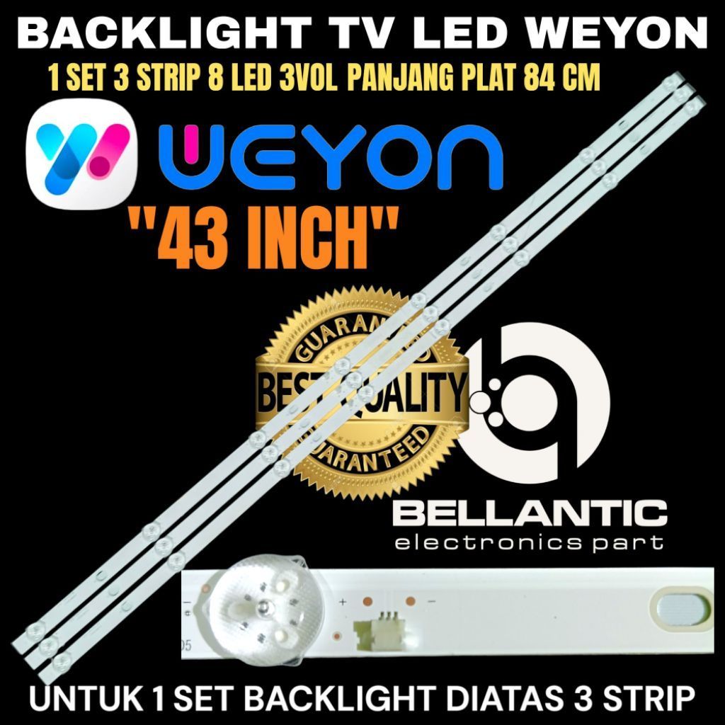 WEYON SAKURA 43 นิ้ว LED TV BACKLIGHT WEYON 43 นิ้ว