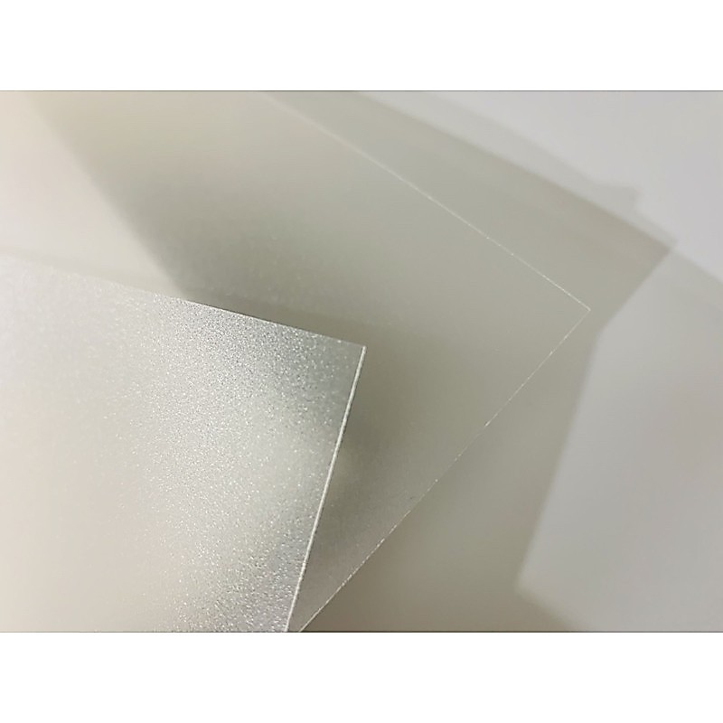 Mica matte pp ทรายหนา 0.70mm ขนาด A3