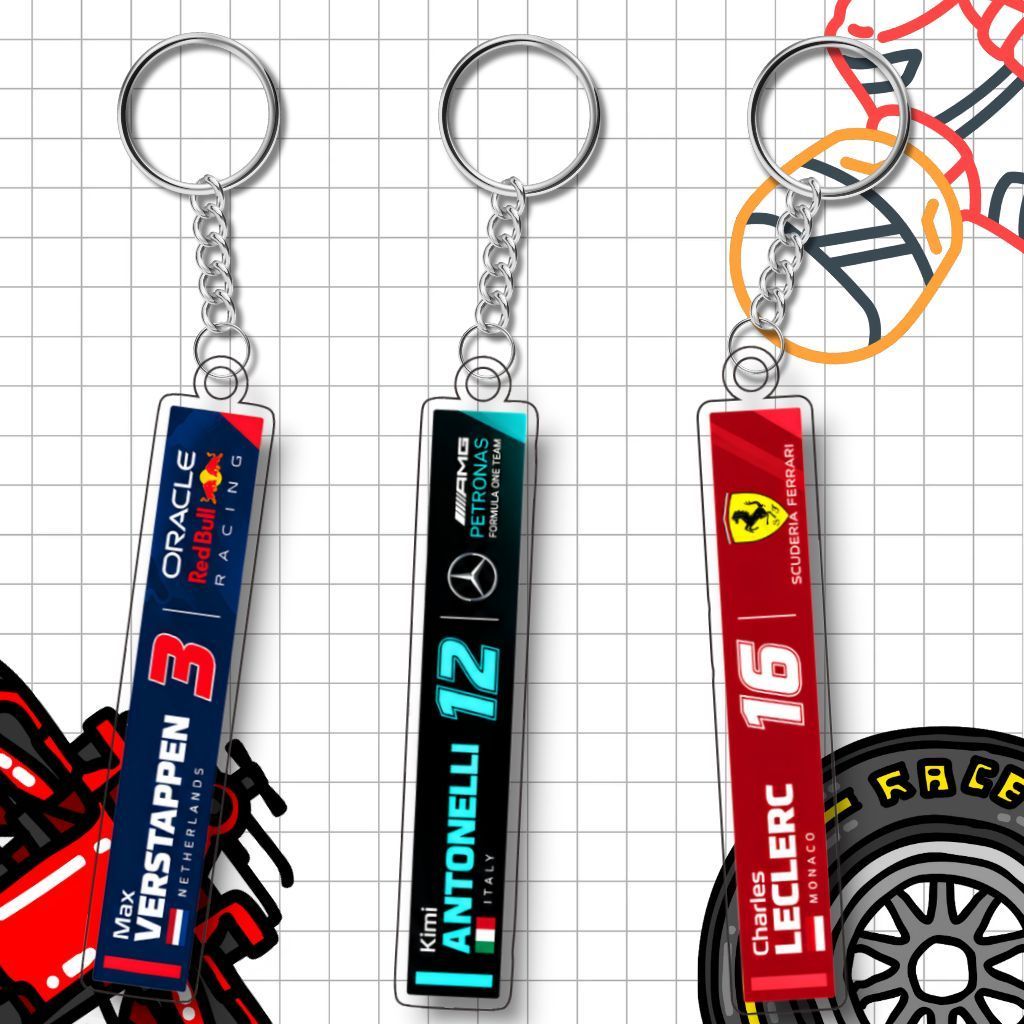 GUNDAN F1 ชื่อพวงกุญแจ Formula One