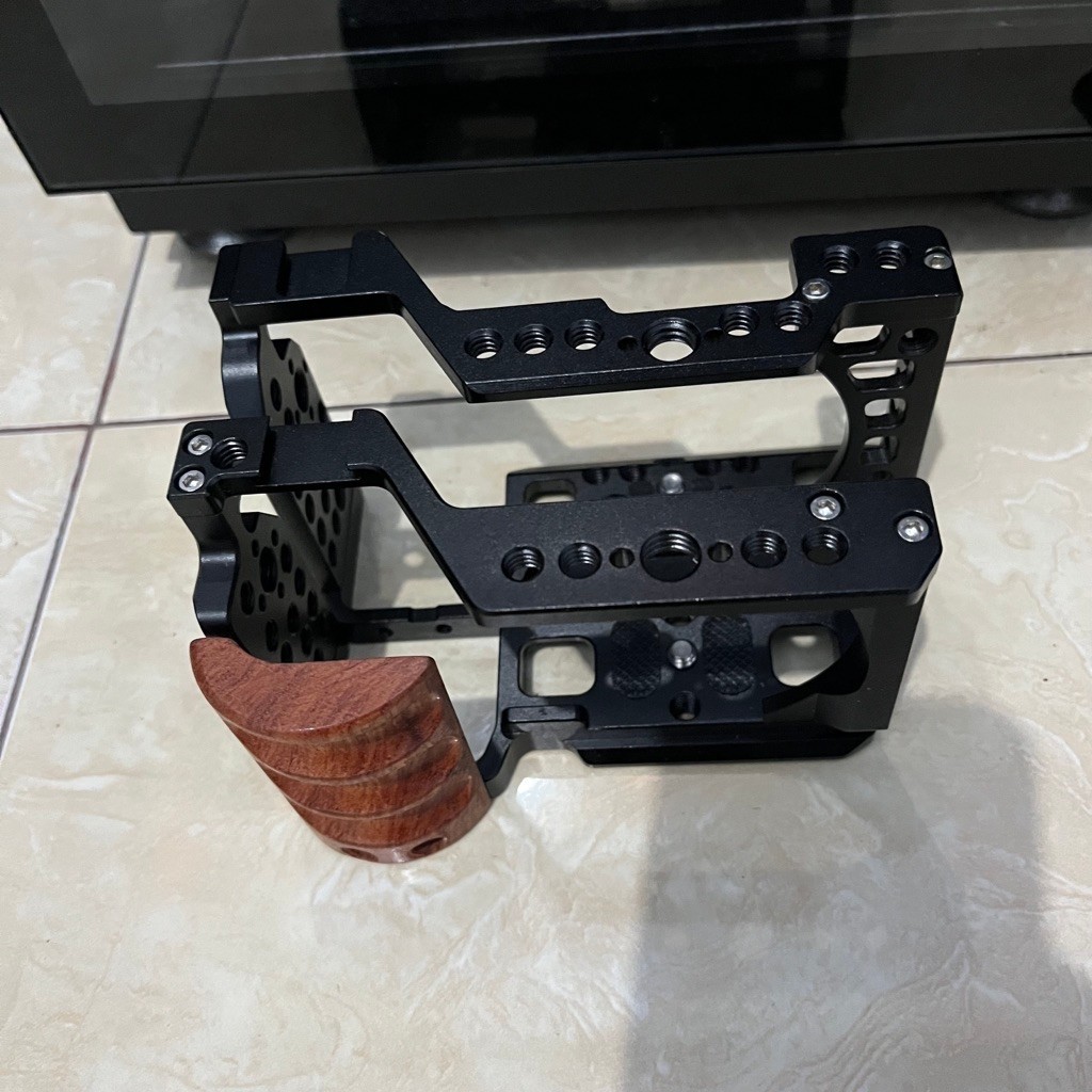 กรง Rig Zv E10, A6300 และ Later, Fuji Xt100, และ A6500 Original Leather Mark Sony