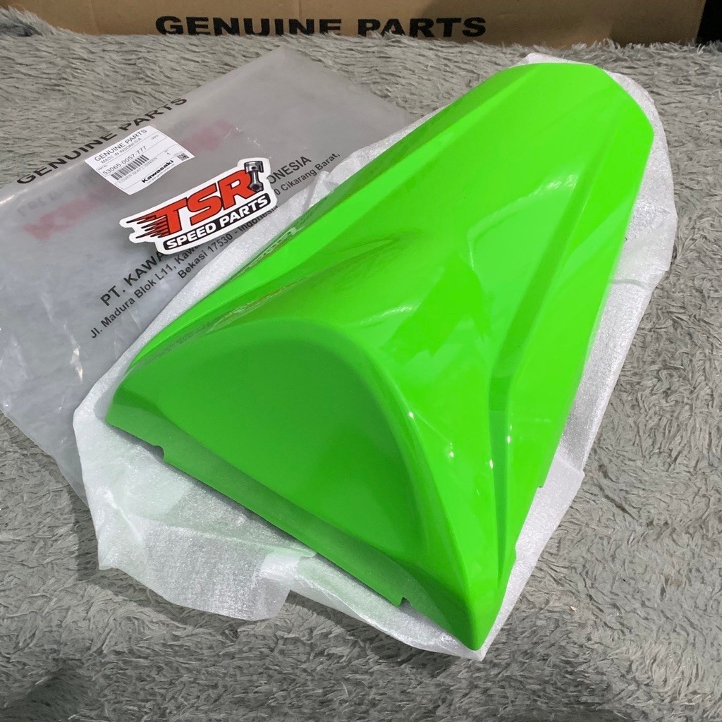 HIJAU ที่นั่งเดี่ยวสีเขียว Kawasaki Ninja RR ใหม่ Original Seat Cover 53065-0057-777 สีเขียว Ninja R