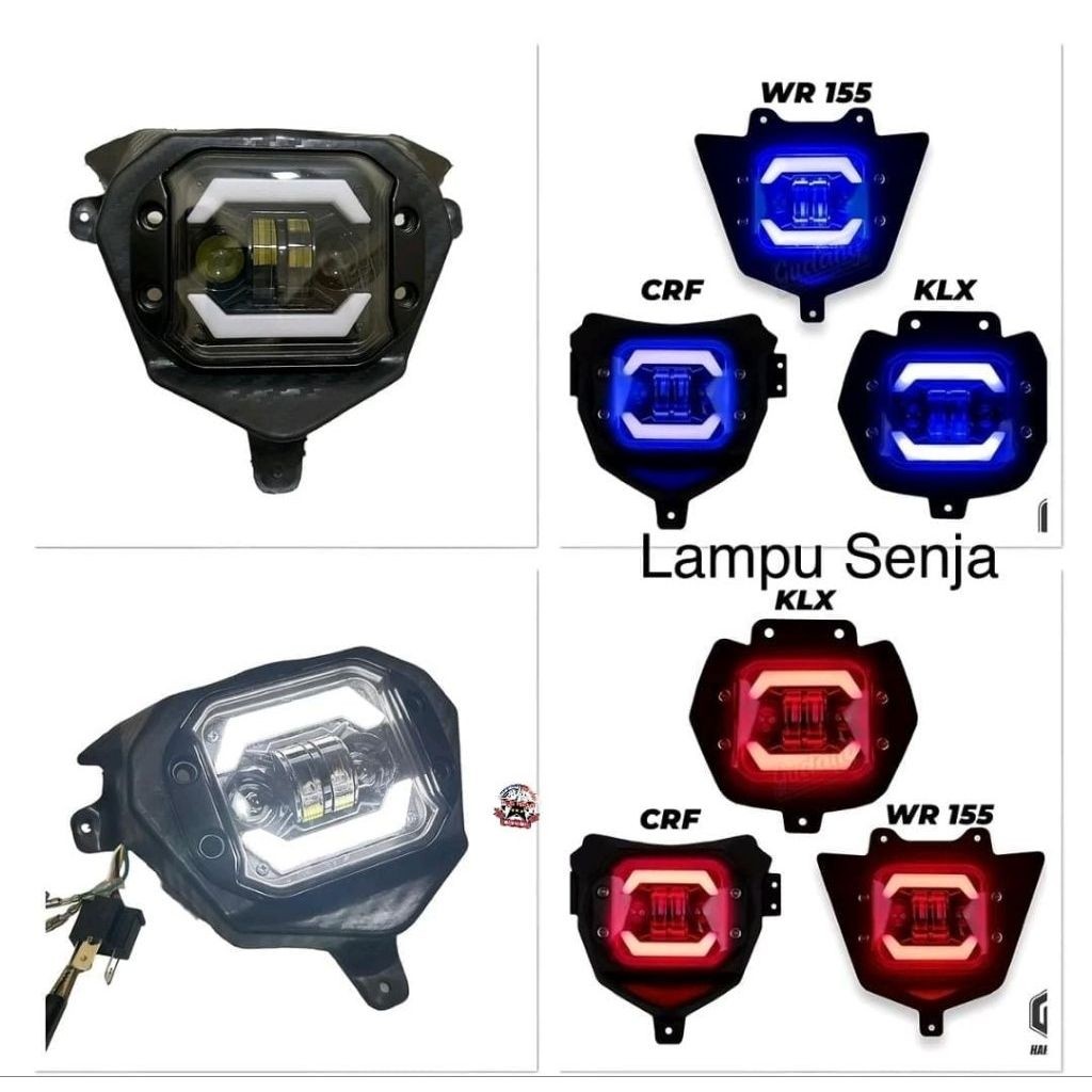 Daymaker Crf Reflector Klx Wr 155 ไฟหน้า LED CRF KLX WR 155