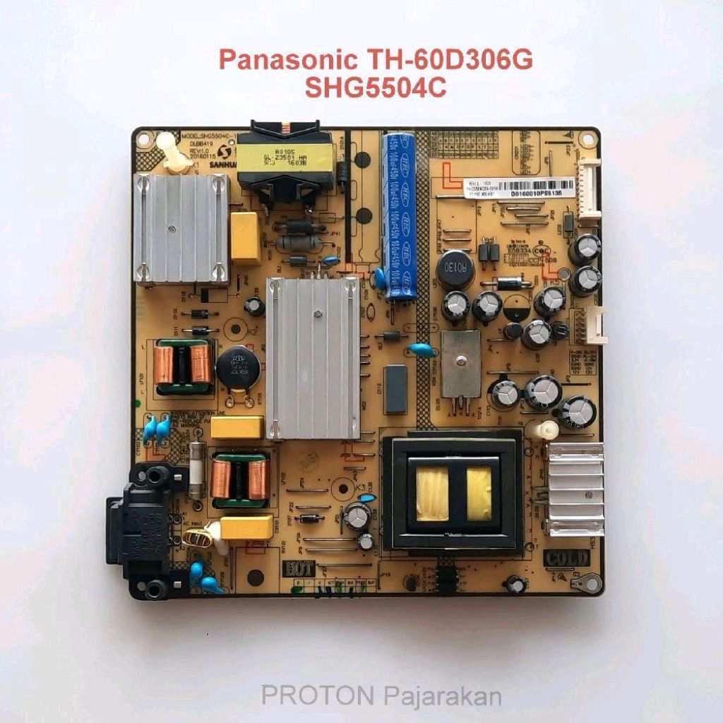 TCL MESIN PSU LED TV Panasonic TH-60D306G Viera TH 60D306G LCD Power Supply Machine SHG5504C-101H DL