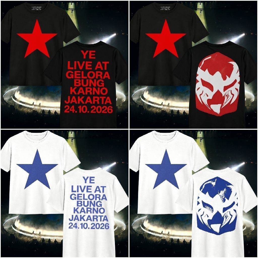 เสื้อยืด Kanye West - YE live in T-Shirt - Kanye West merch