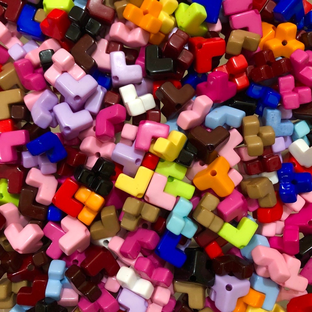 ลูกปัดแข็ง Tetris***