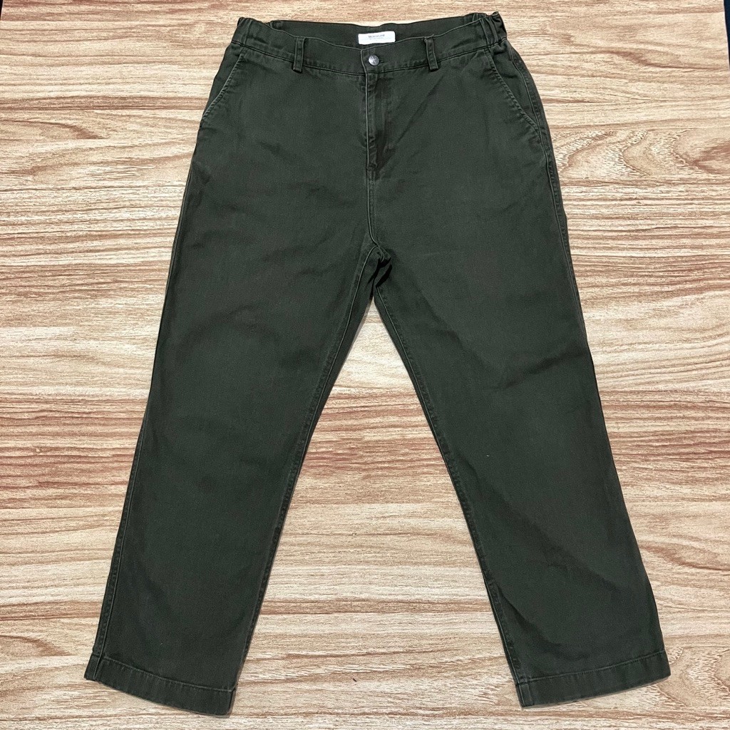 MONOFLOW Army Green Regular Jeans (32/33)