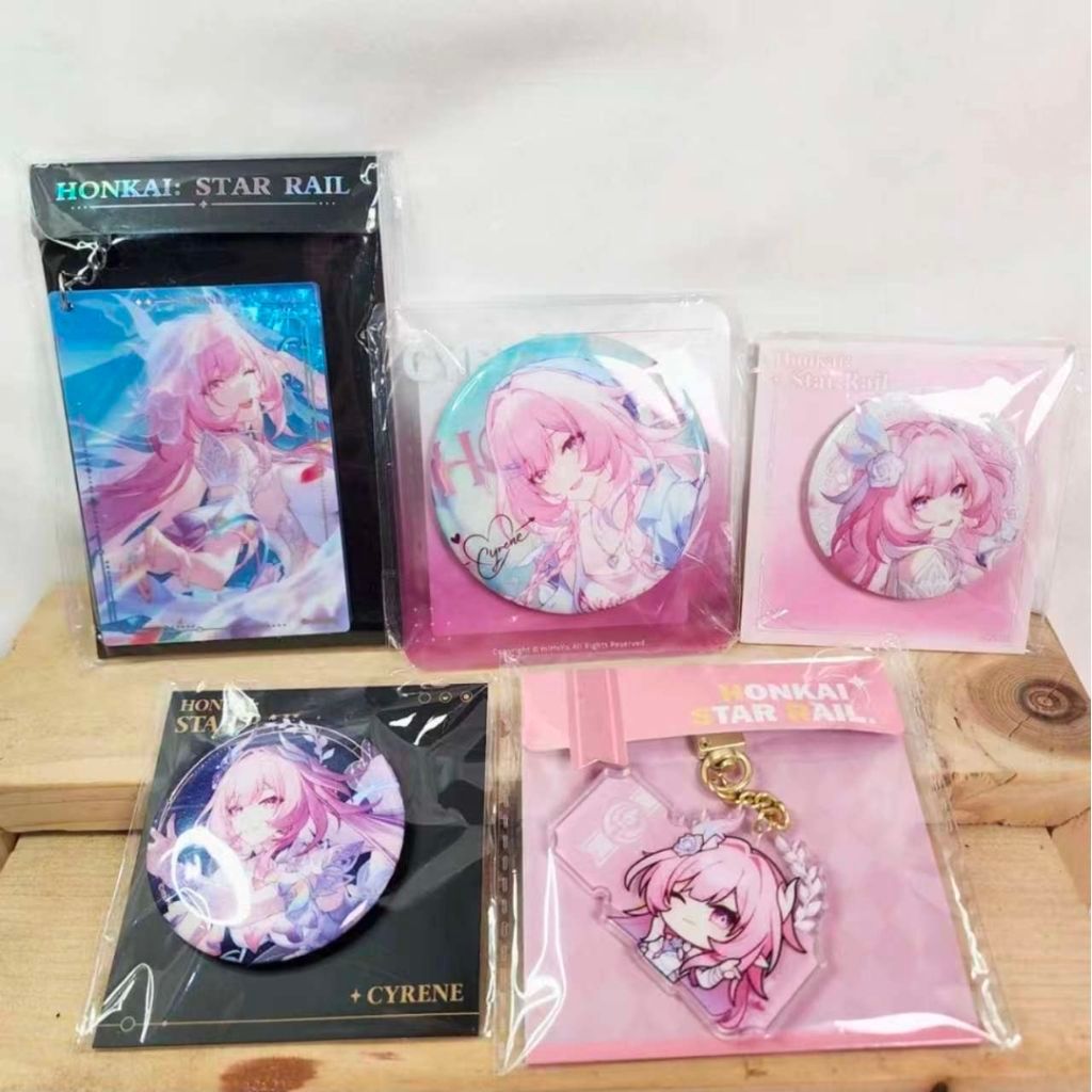 Ready Original Elysia / Cyrene Honkai Star Rail HSR Badge Pin Merch Mihoyo สินค้า