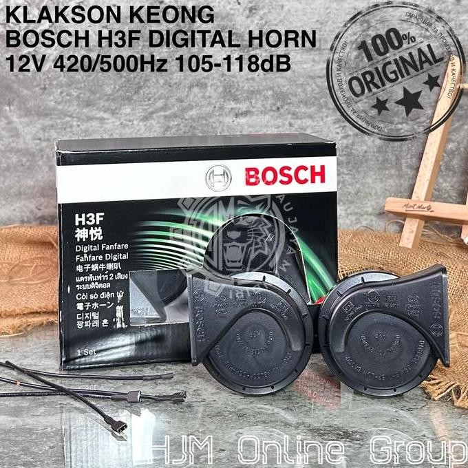 BOSCH H3F DIGITAL MICRO CHIF FANFARE 12V HORN ORIGINAL