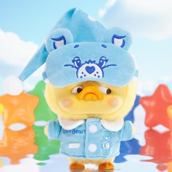 BNS Series UpsetDuck Pocket - Care Bears X Upsetduck Be Rainbow Duck พวงกุญแจตุ๊กตา