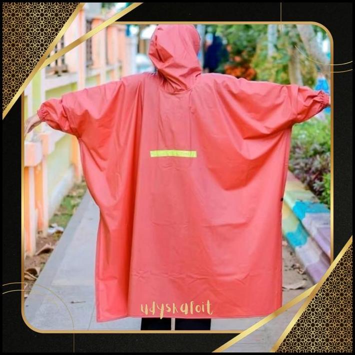 Ghs-55 Aw89 ชุดเสื้อกันฝน JUMBO PONCHOO สําหรับผู้ชายและผู้หญิง BAT COAT คุณภาพดีที่สุด ANTI-SEEING 